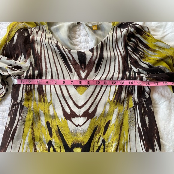 Anthropologie Leifsdottir Butterfly Silk Swing Dress - Picture 5 of 7